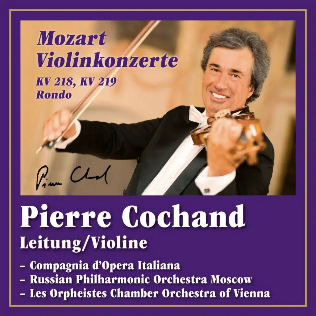 Mozart Violinkonzerte KV 218, KV 219, KV 373