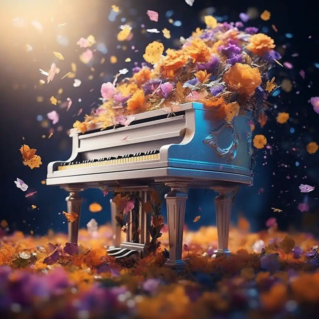 Piano Reflects Radiant Grace