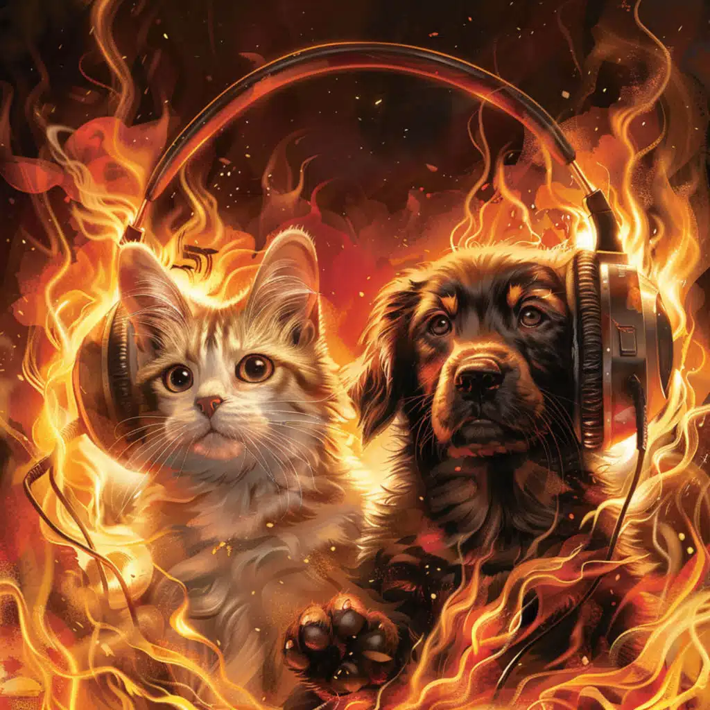Fire Companions: Pets Relaxation Tunes