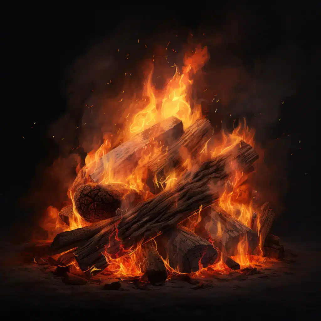 Fireside Relaxation: Warm Embers for Peaceful Moments