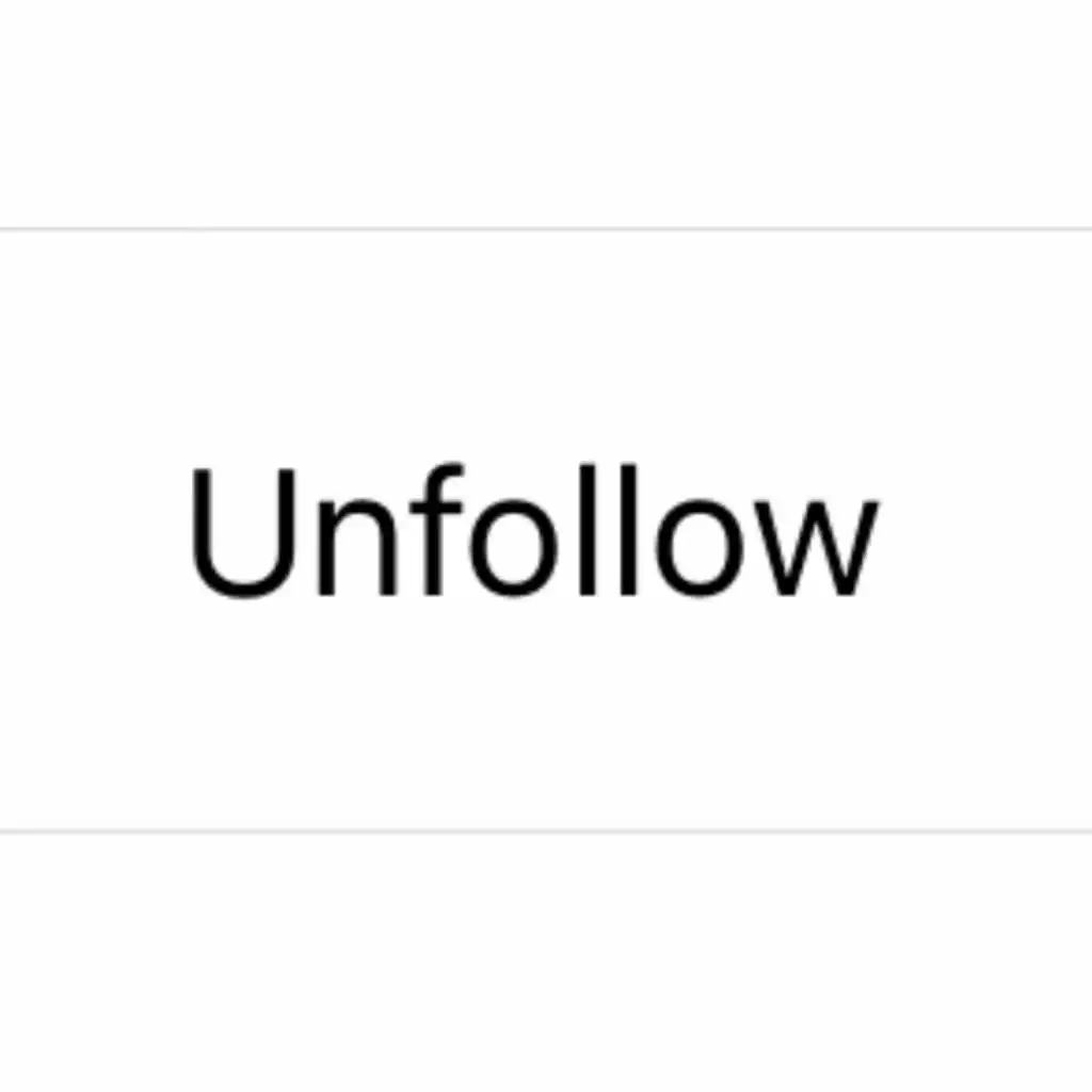 unfollow me