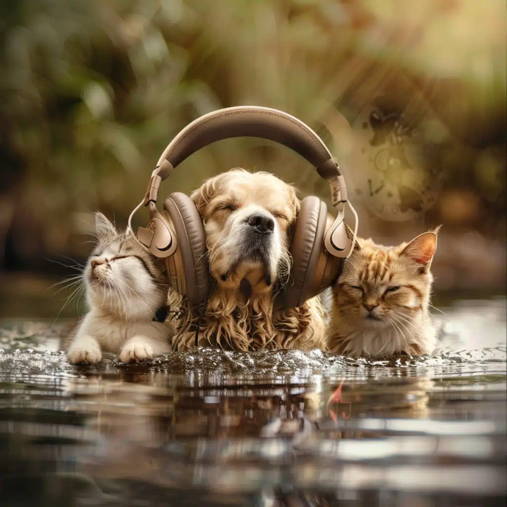 Streamside Whiskers: Relaxing Water Music for Pets