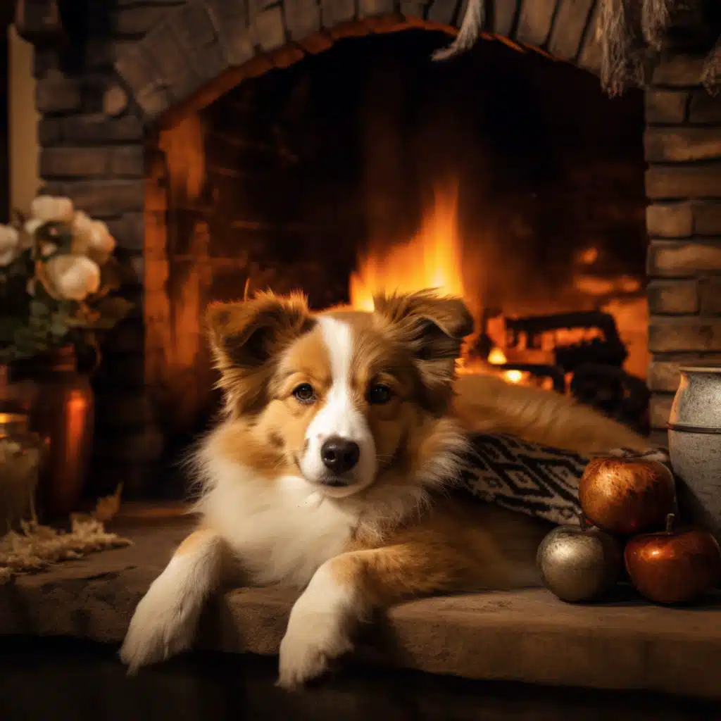 El Rincón Del Perro Junto Al Fuego: Música Relajante Para La Comodidad Canina