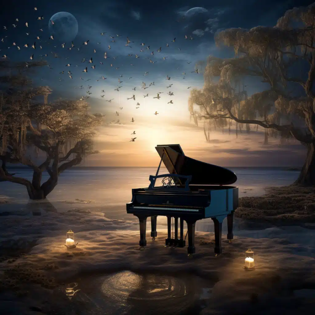 Peaceful Journey: Piano Keys of Serenity