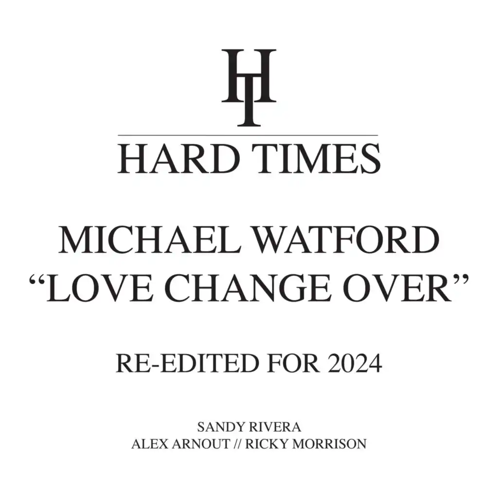 Love Change Over (Ricky Morrison Klub 2024 Mix)