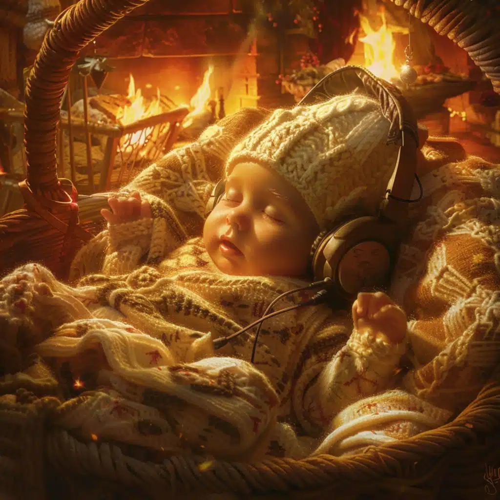Binaural Fire for Baby Sleep: Gentle Waves