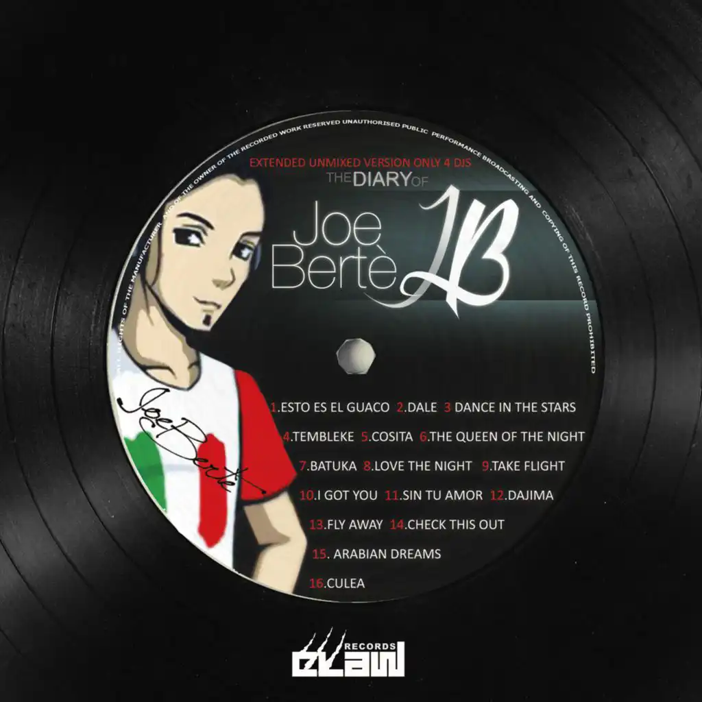 The Diary of Joe Bertè (Extended Unmixed Versions Only 4 DJs 2016)