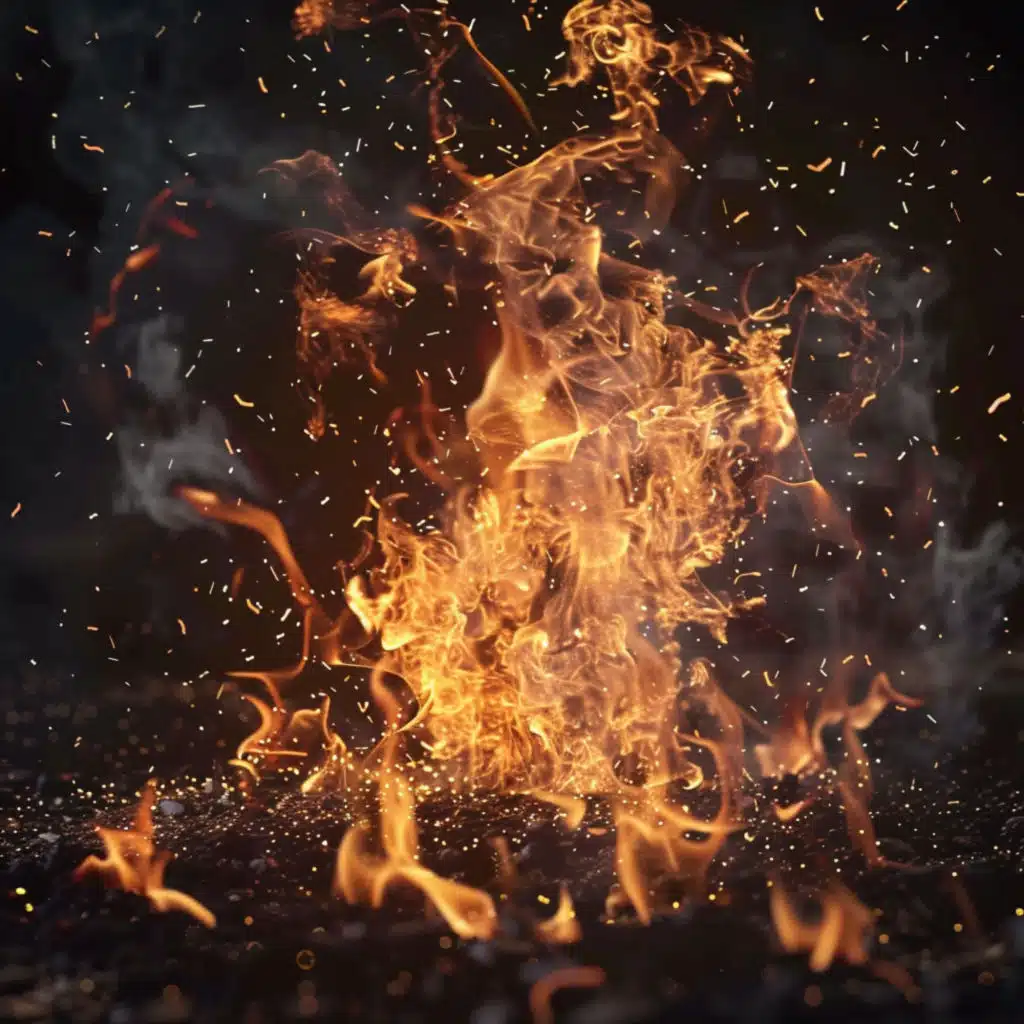 Gentle Fire Sounds for Soothing Touch