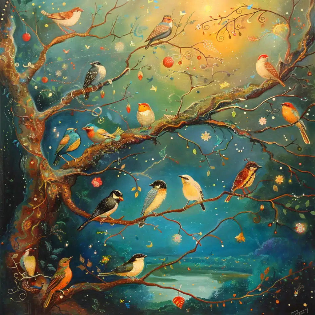 Feathered Echoes: Binaural Birds Chorus - 78 72 Hz