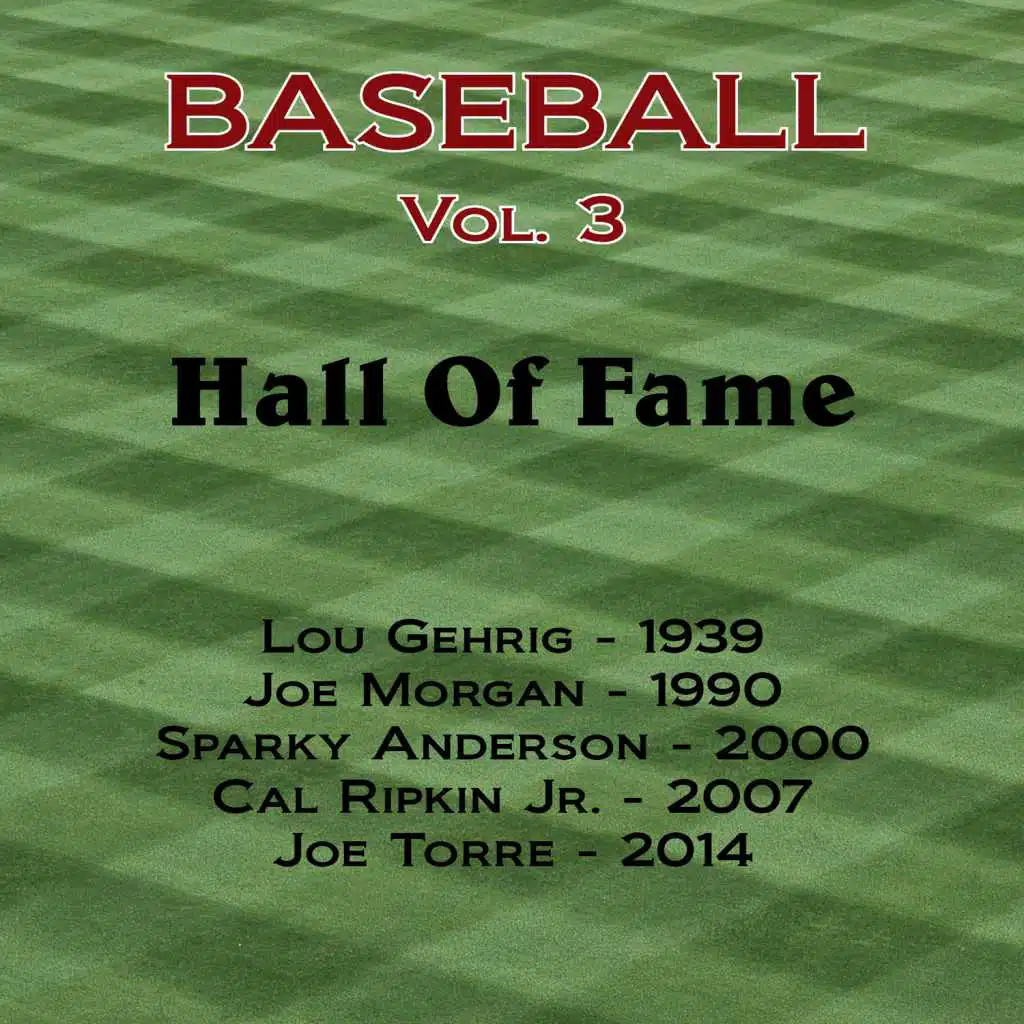 Baseball Hall of Fame Vol. 3