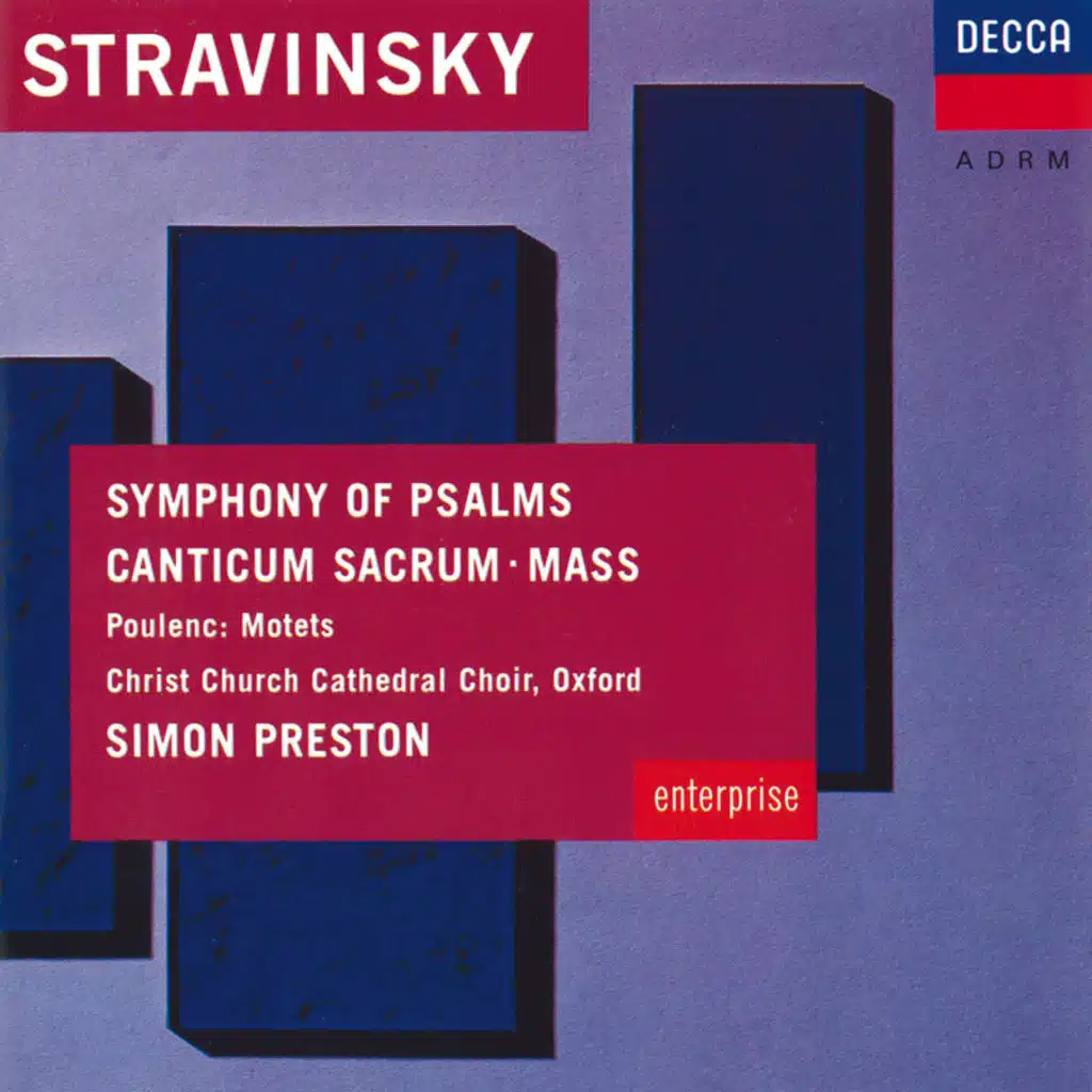 Stravinsky: Symphonie de Psaumes: 2. Expectans expectavi Dominum