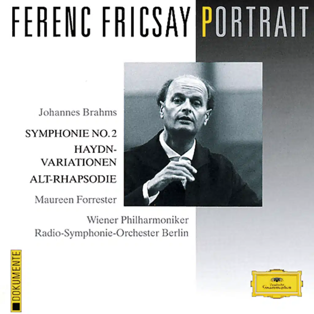 Ferenc Fricsay Portrait - Brahms: Symphony No.2; Haydn Variations; Alto Rhapsody