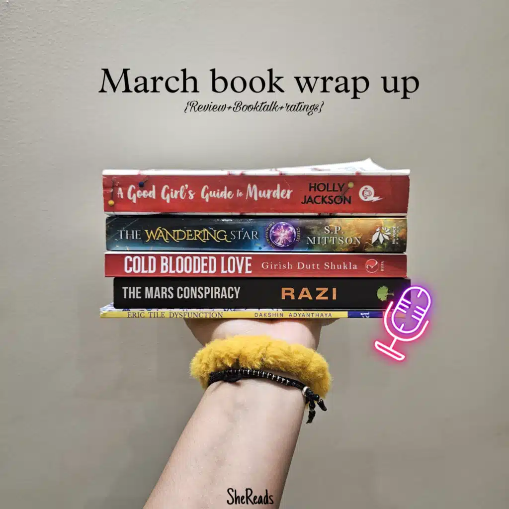 March book wrap up{reviews+booktalk+ratings}