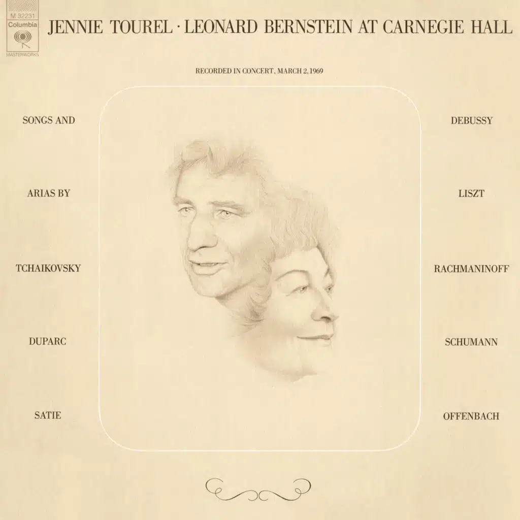 Jennie Tourel & Leonard Bernstein at Carnegie Hall