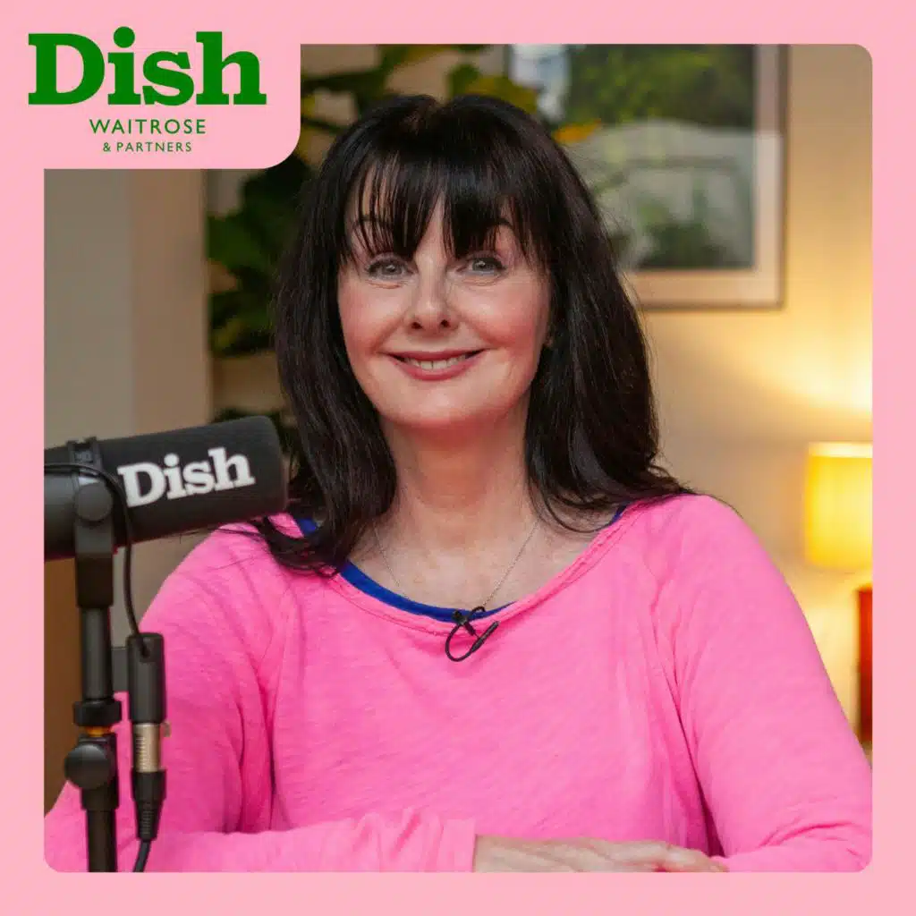 Marian Keyes, carrot tarte tatin and purple sprouting broccoli