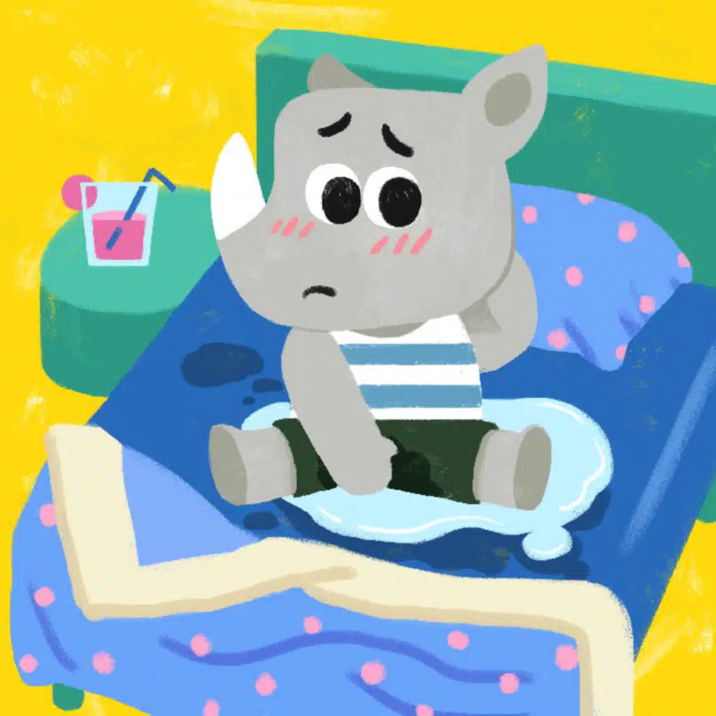 Hasty Rhino Wets His Bed💦丨Spotty Dinosaur and Friends丨Morning Secret😶