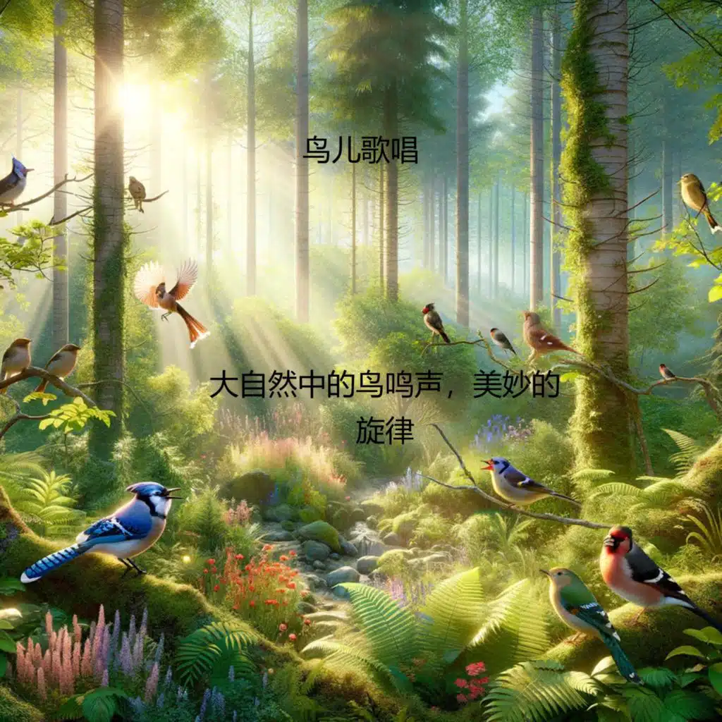 大自然中的鸟鸣声，美妙的旋律