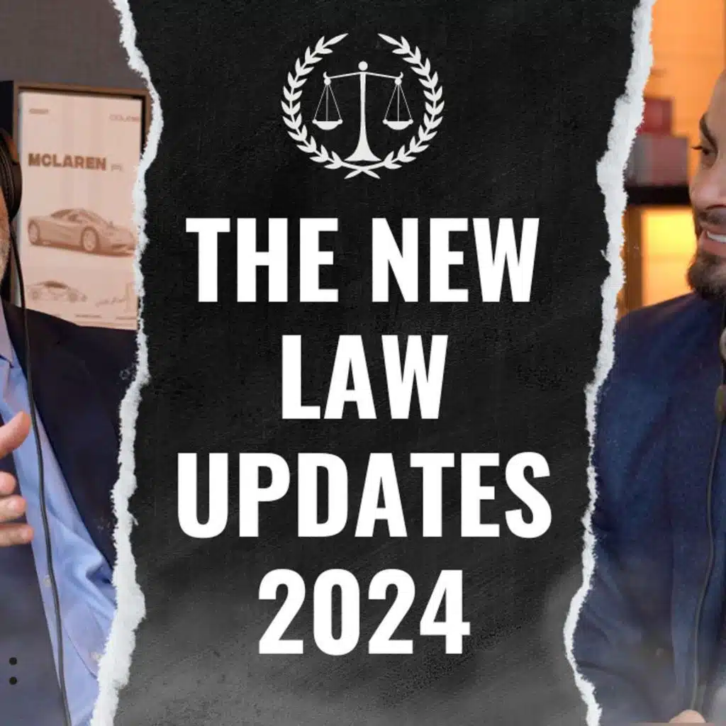 The New law Updates 2024 Dubai - Anthony Joseph/Andree Saade "AJ PODCAST " | EP 001