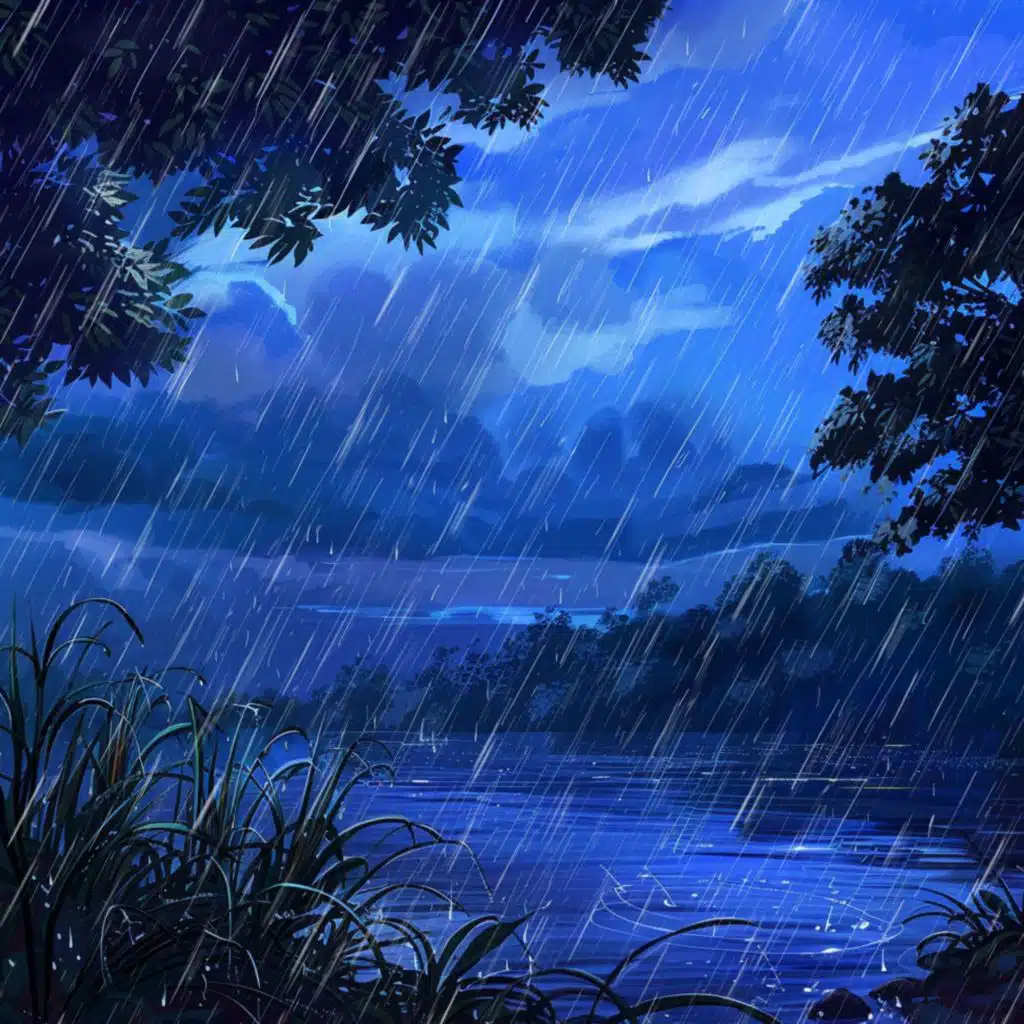 Deep Sleep Music with Heavy Rain