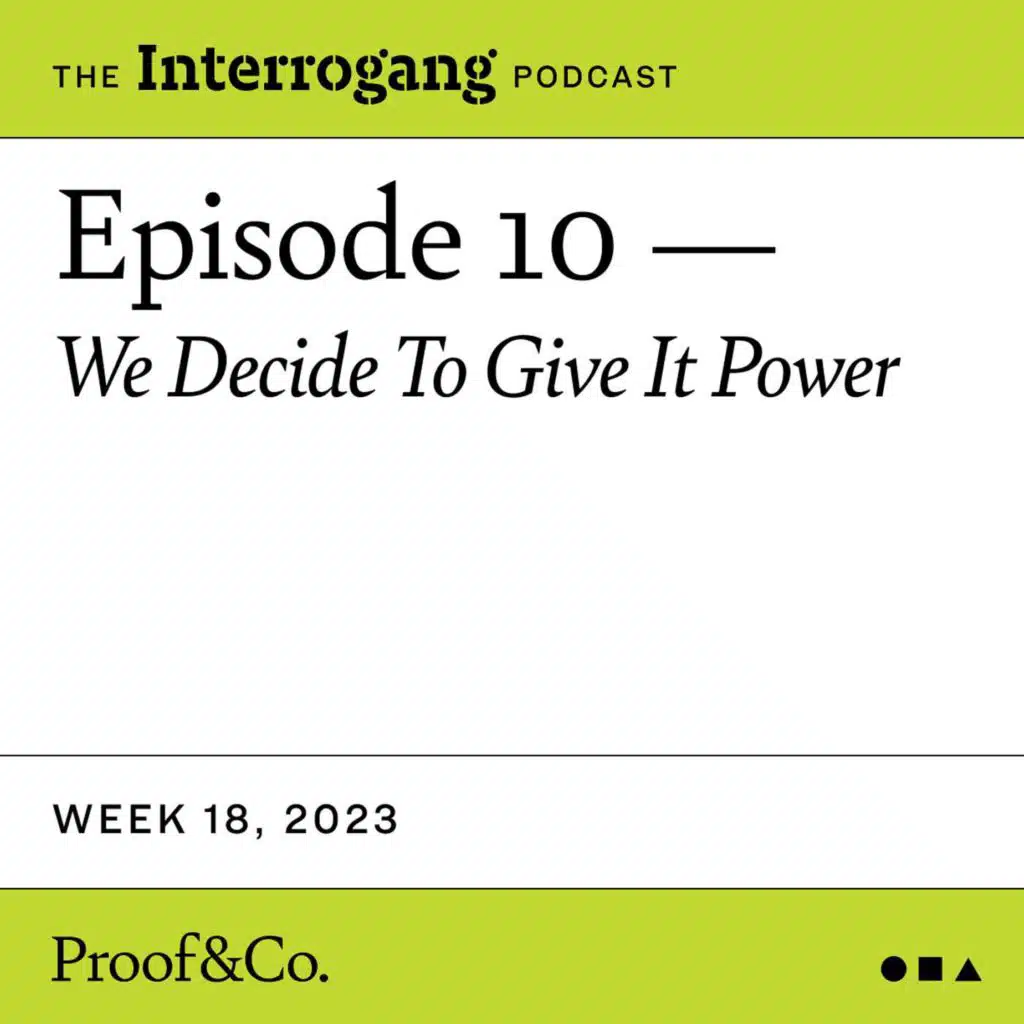 Week 18 - We Decide To Give It Power