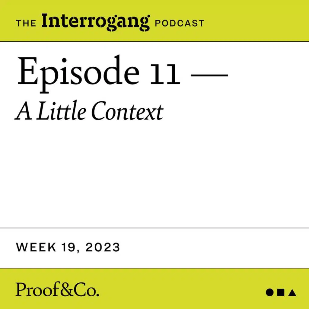 Week 19 Releases - A Little Context