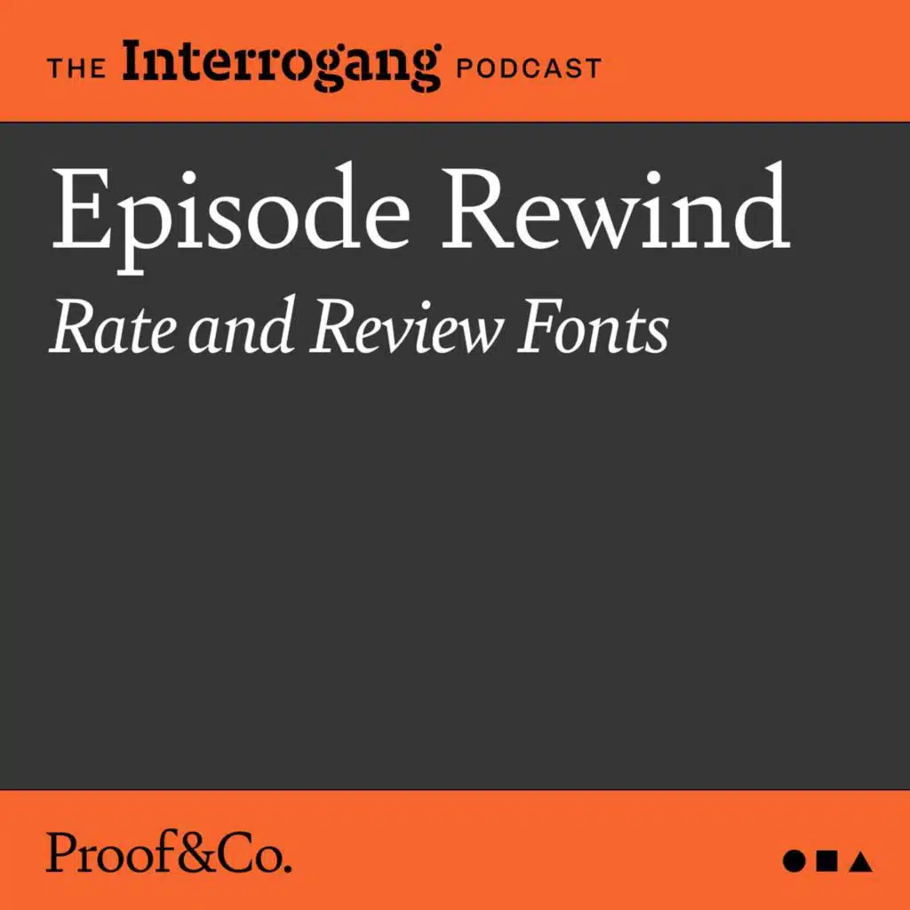 Rewind 05 - Rate and Review Fonts