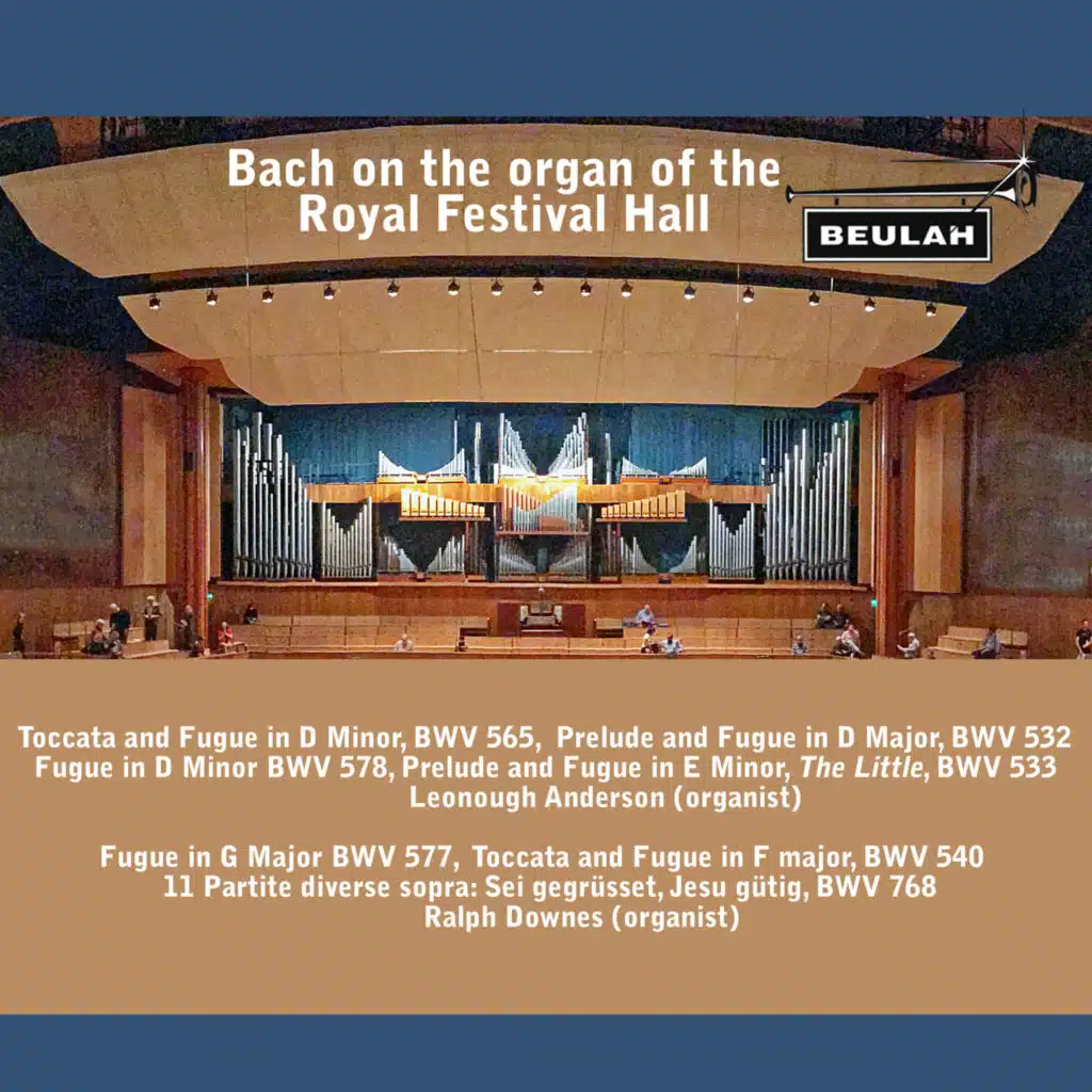 J.S. Bach on the Organ of the Royal Festival Hall