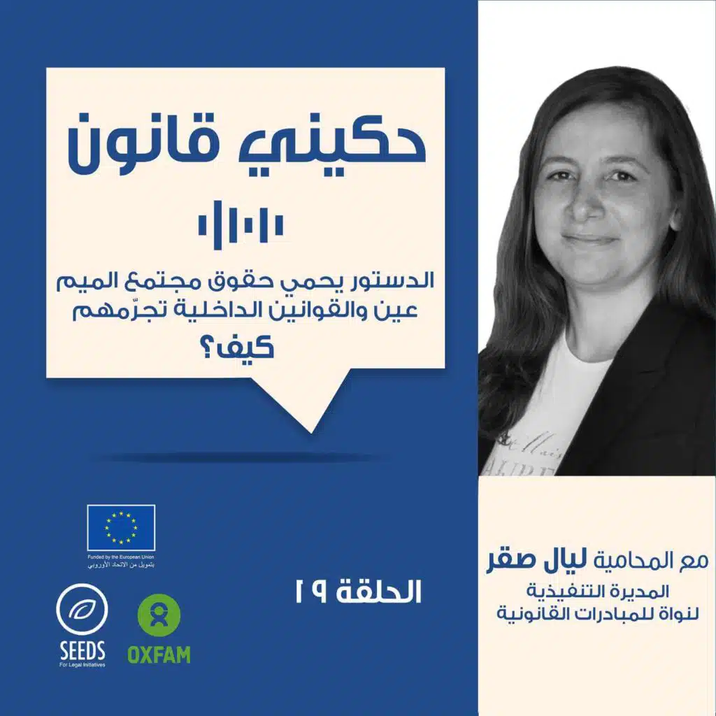 الحلقة 19 - الواقع القانوني لمجتمع الميم عين