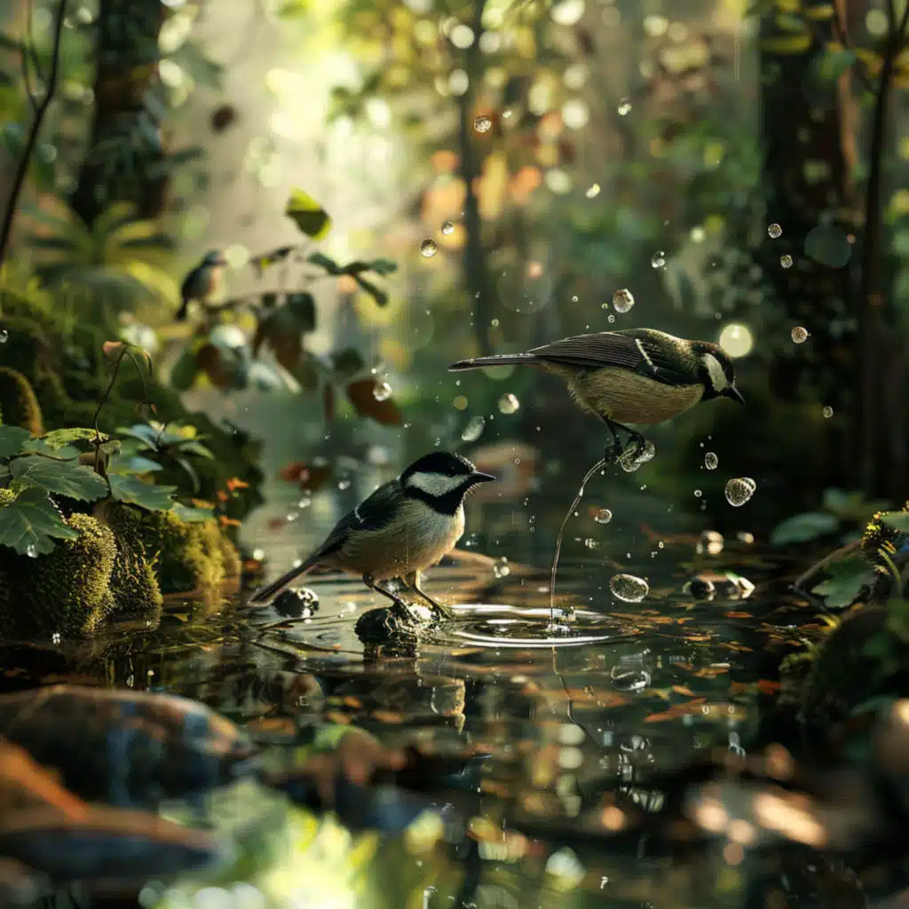 Pet Relaxation: Binaural Creek and Nature Birds