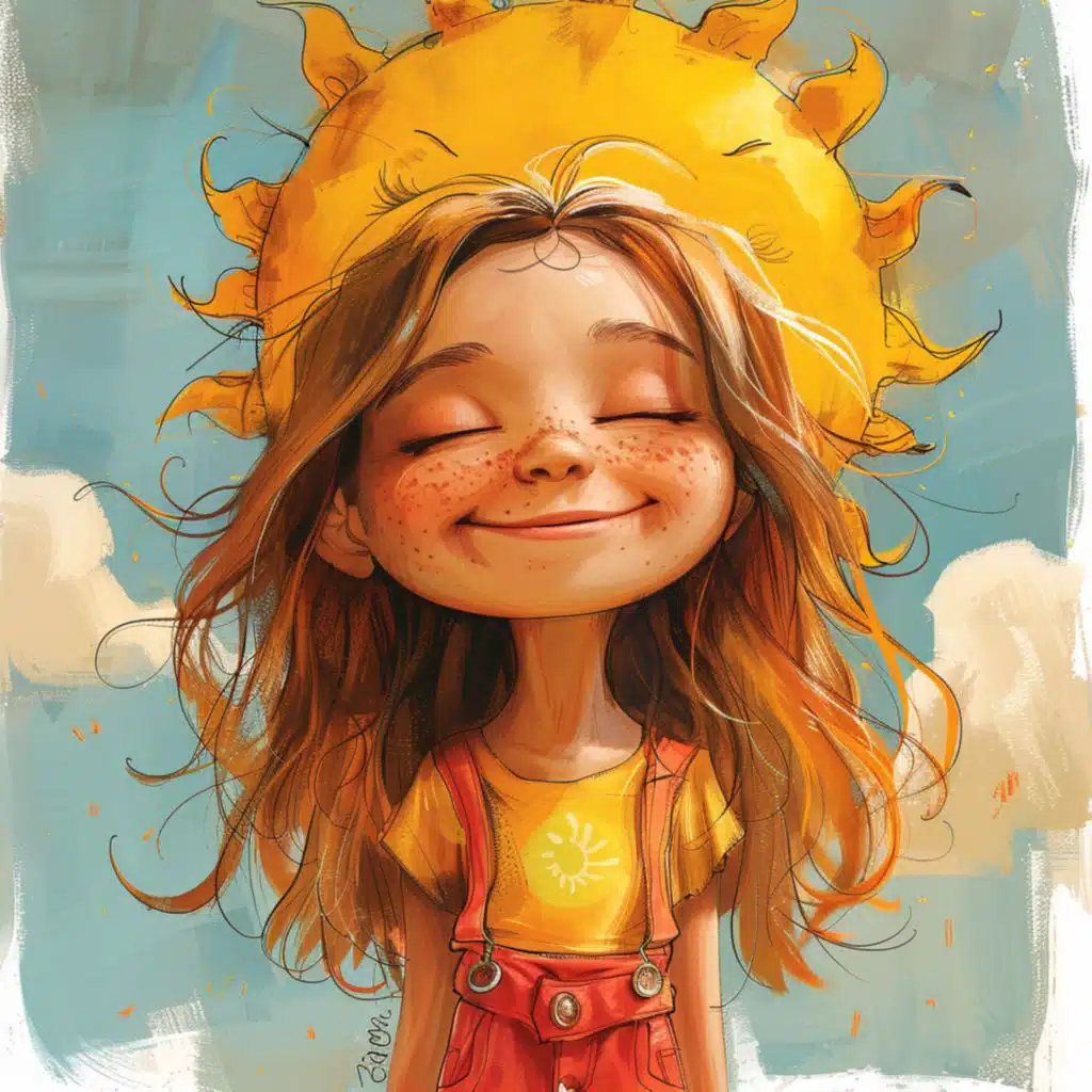 Летом солнышко печет