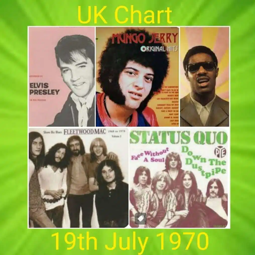 UK Chart for 19th July 1970