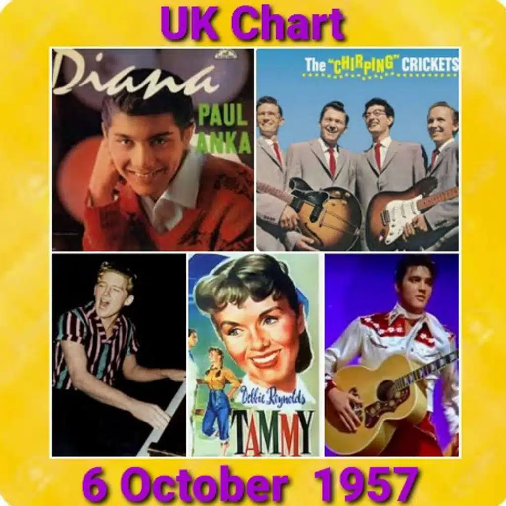 UK Chart for 6th October 1957