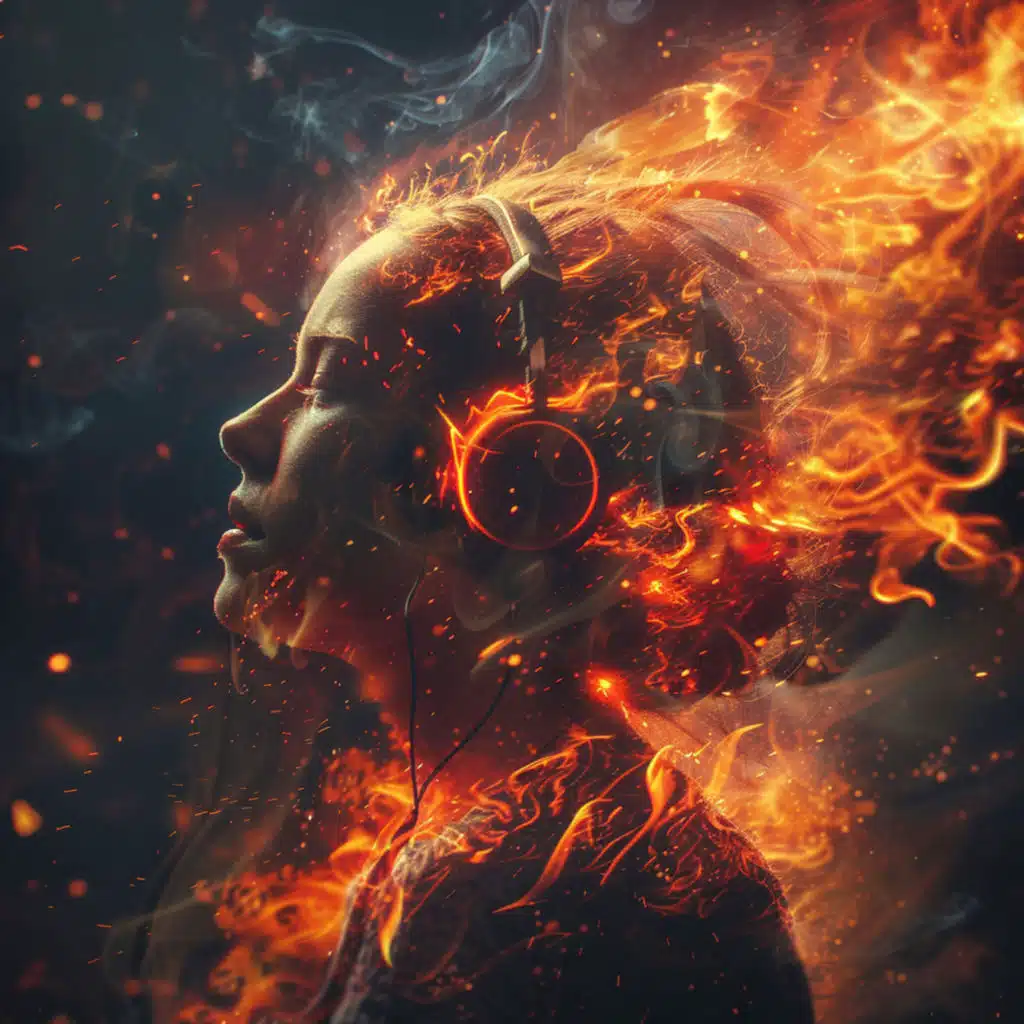 Relaxation Fire: Gentle Heat Harmony