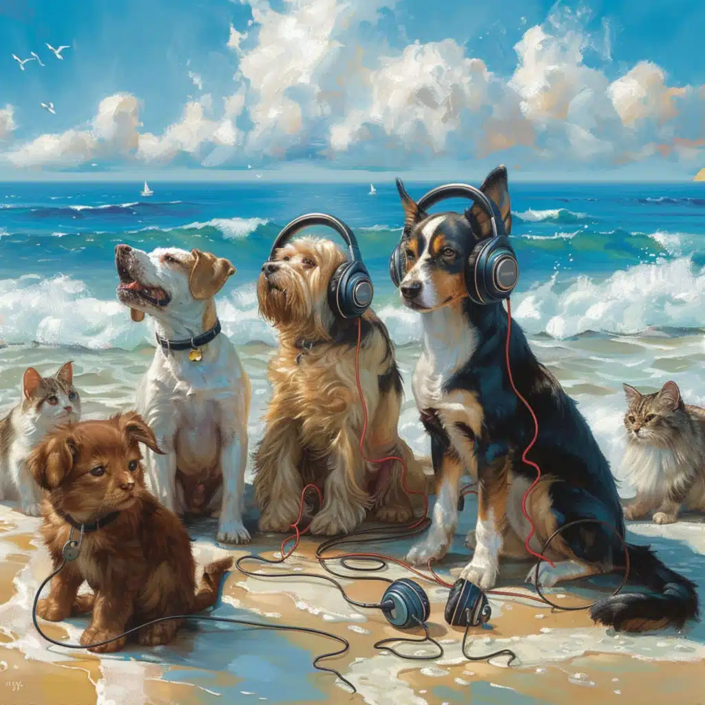 Pets by the Ocean: Soothing Harmonies