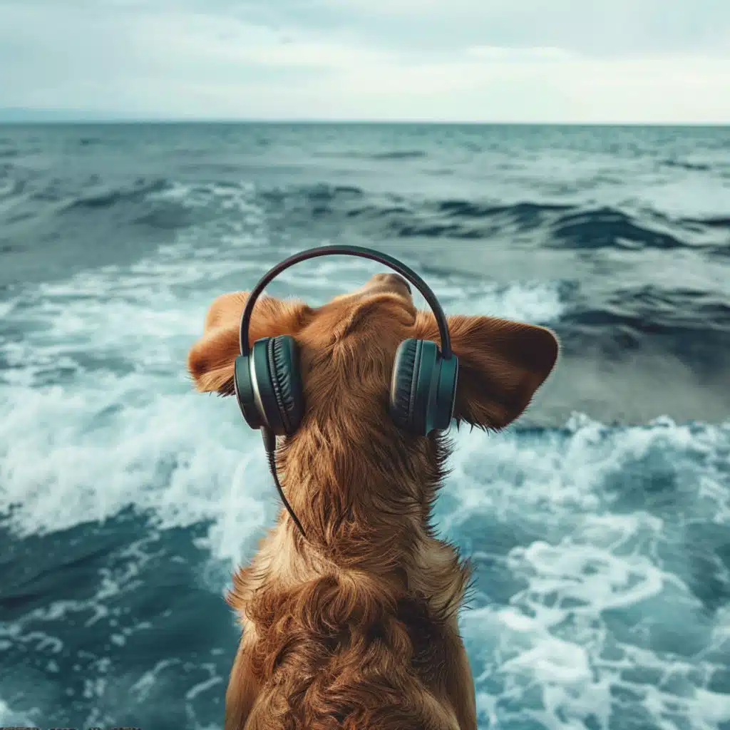Oceanic Tunes: Beachside Serenity for Dogs