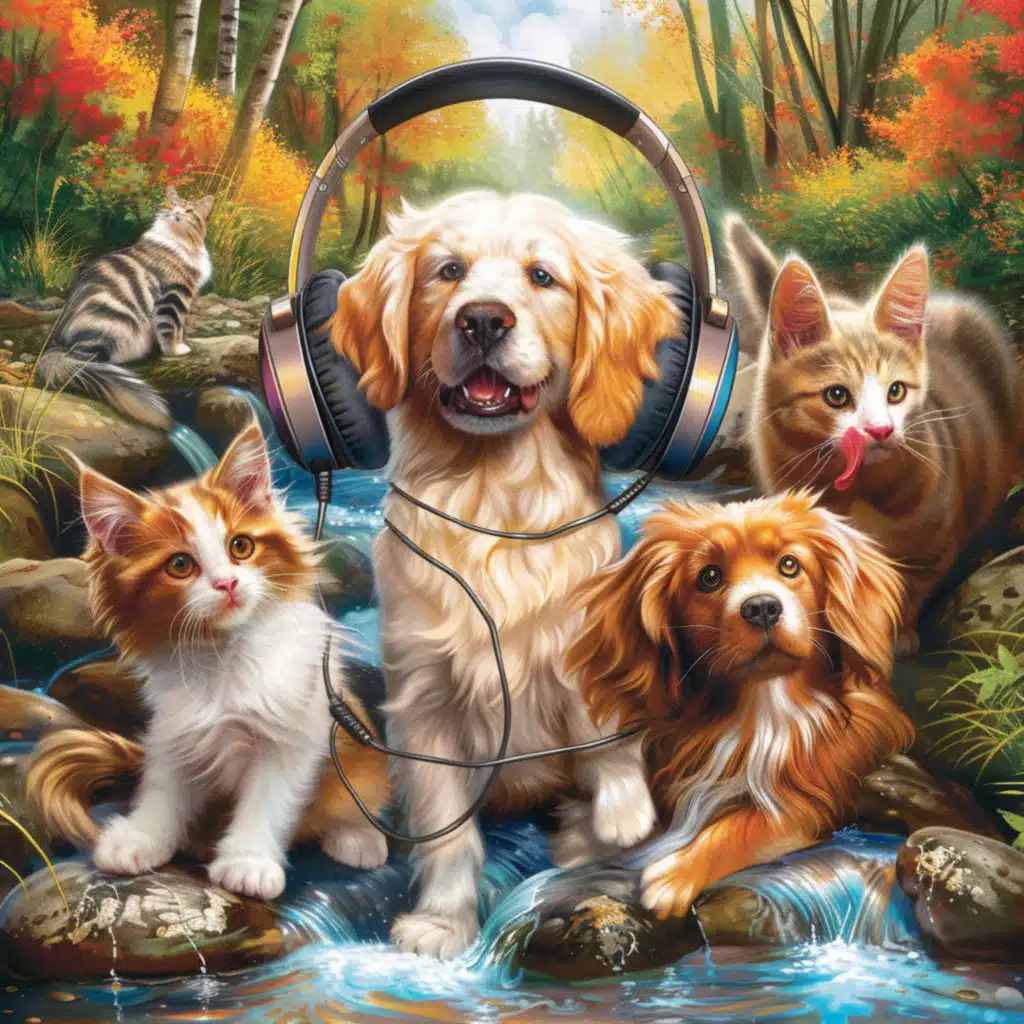 Pets and Water Calm: River Soothing Sounds