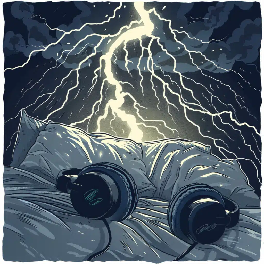 Sleep Rhythms in Thunder: Calming Music