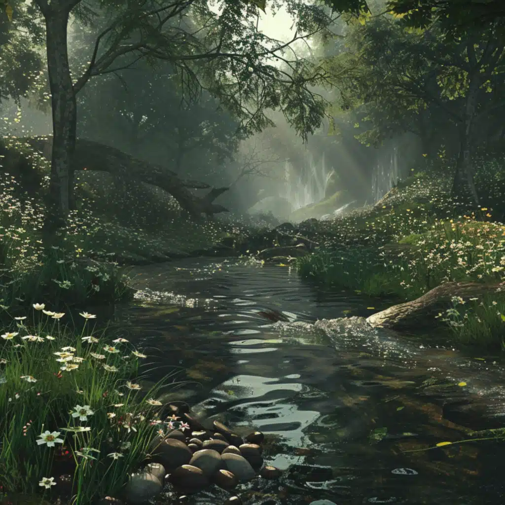 Tranquil River Tunes for Tail Wagging