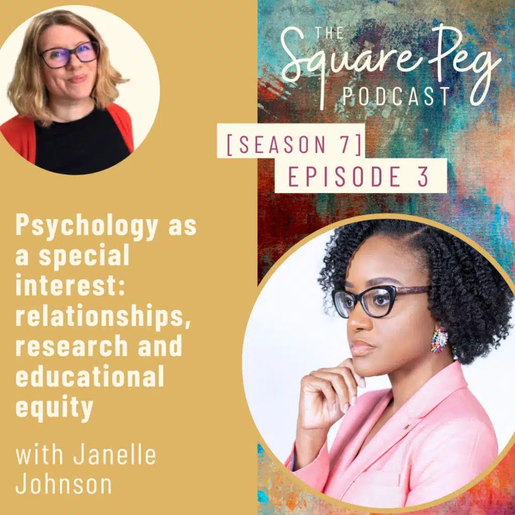 83. S7, Ep3: Psychology as a special interest: relationships, research and educational equity