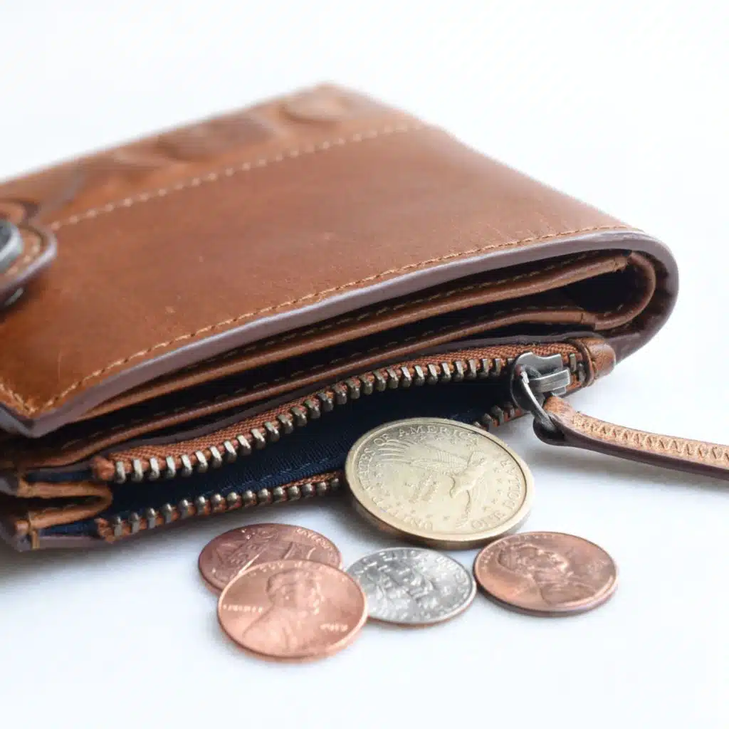 Rubbing Leather Wallet