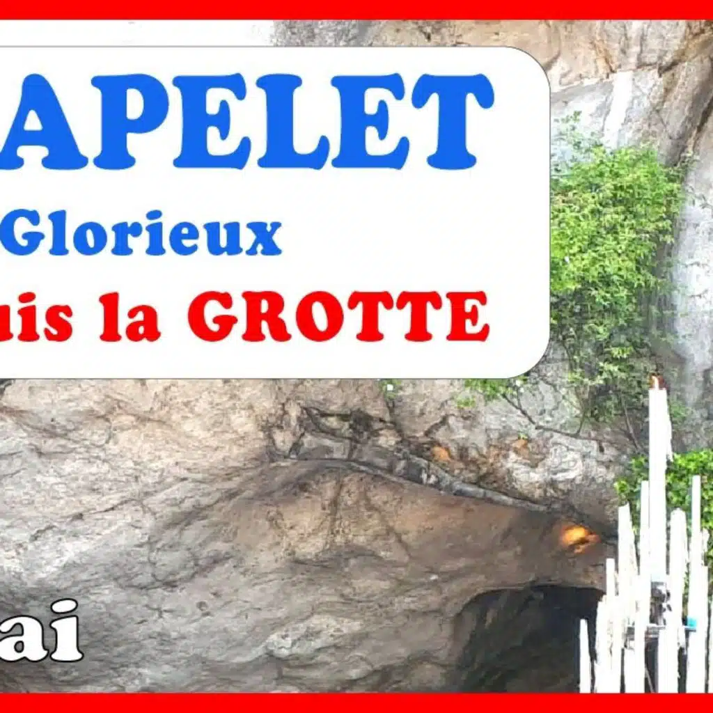 CHAPELET à LOURDES  🙏 Depuis la GROTTE