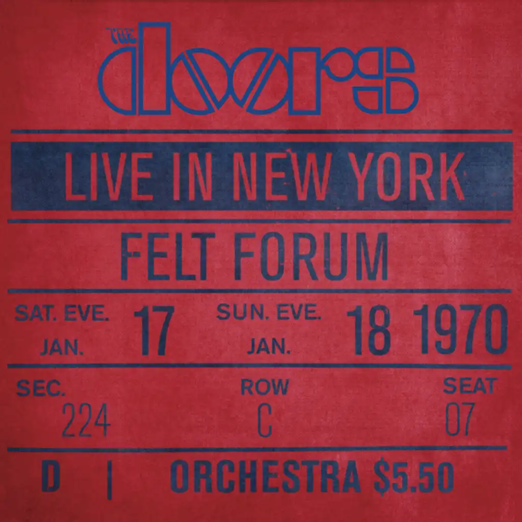 Blue Sunday (Live at Felt Forum, New York CIty, January 17, 1970 - First Show)