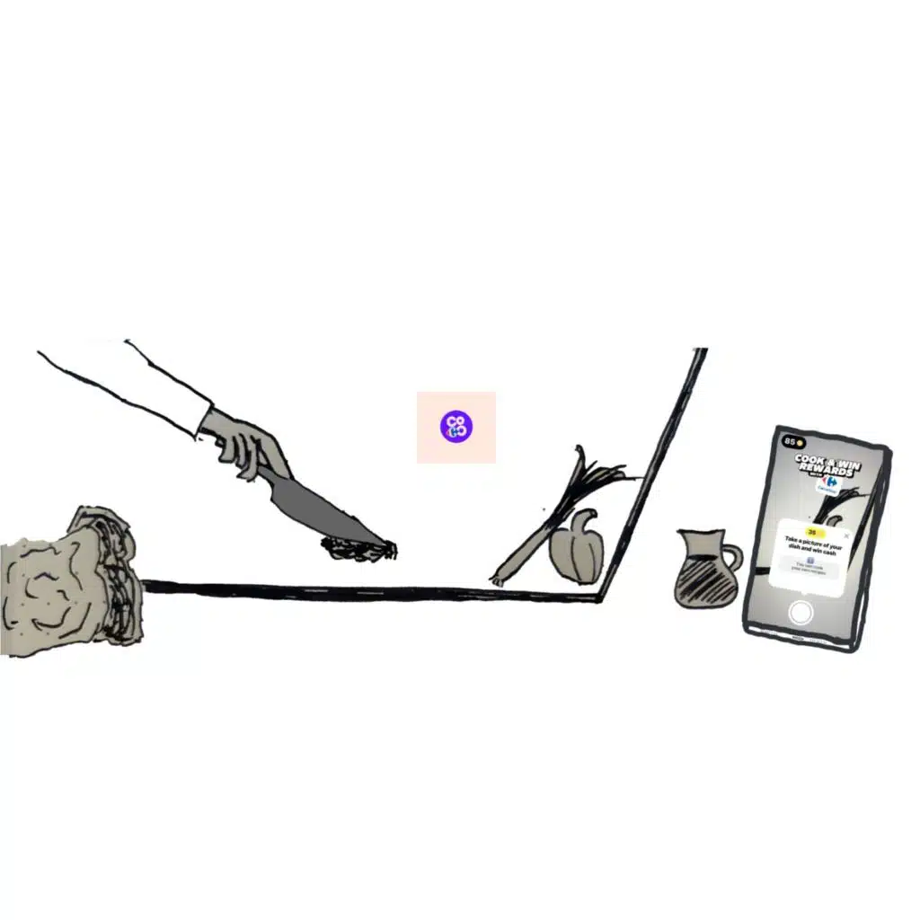 Carrefour pays you to cook