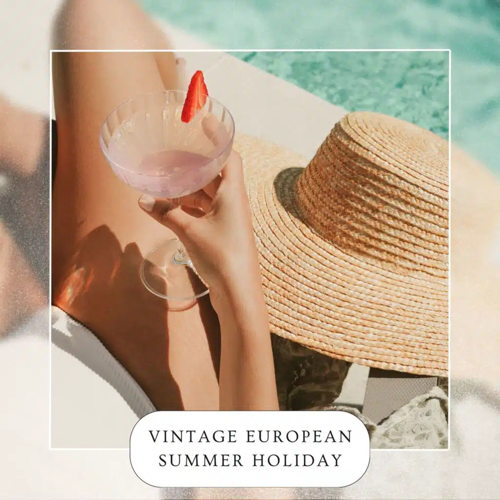 vintage european summer holiday