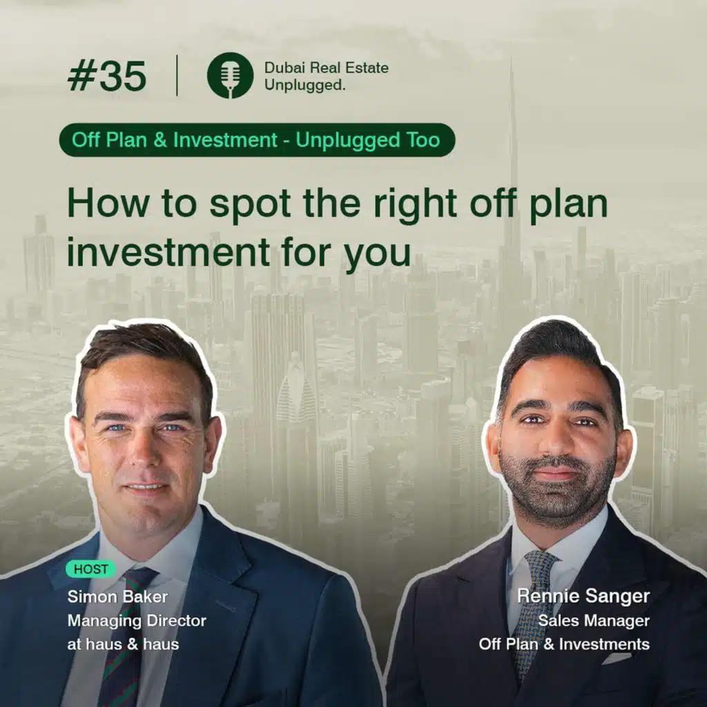 How to spot the right off plan investment for you