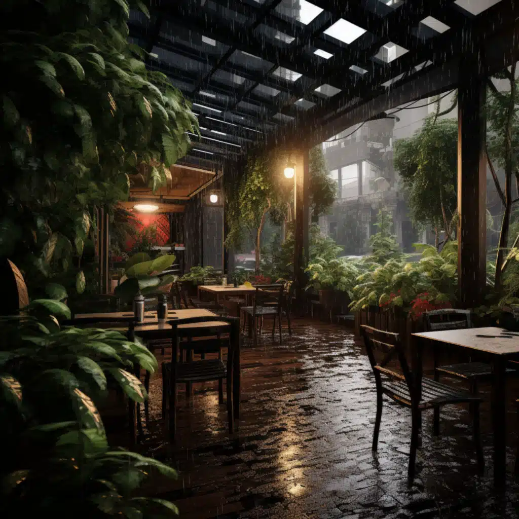 Calming Rain's Embrace