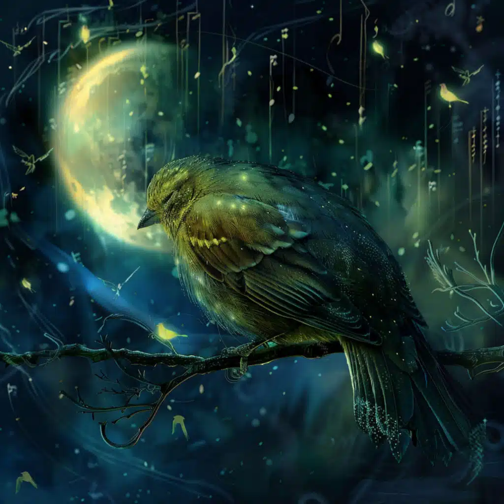 Rain's Sleep Lullaby: Binaural Birds in Nature - 78 72 Hz