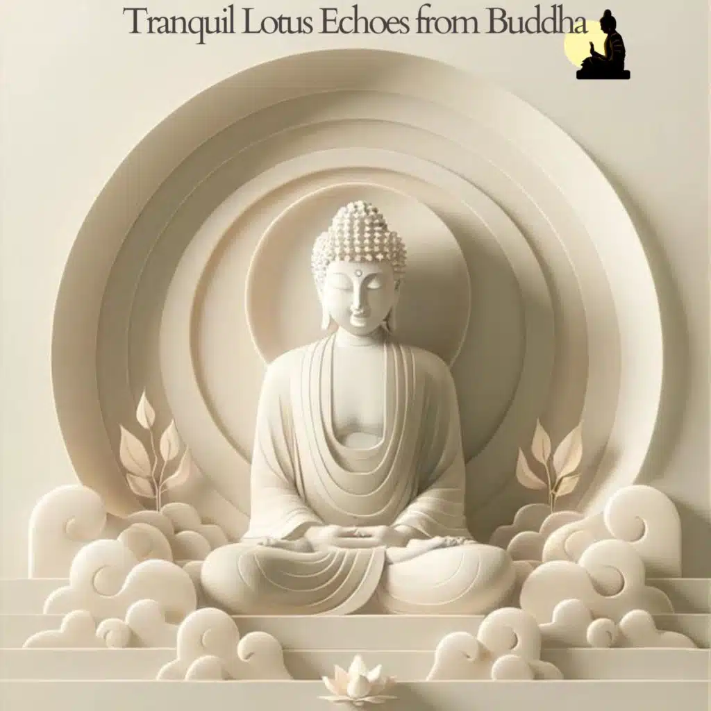 Tranquil Lotus Echoes from Buddha