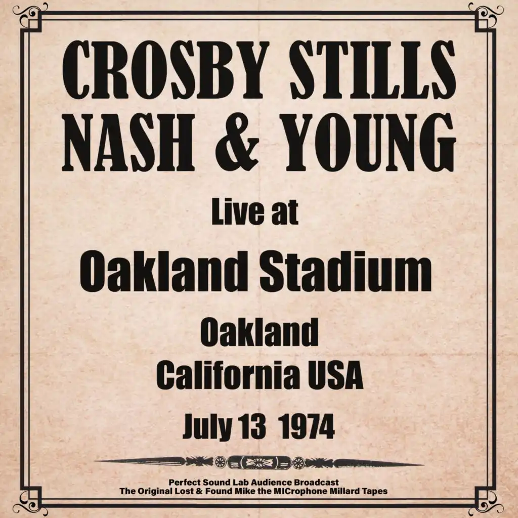 Oakland Stadium, Oakland, CA, USA - 13th July1974 (Live from Oakland Stadium, Oakland, CA)
