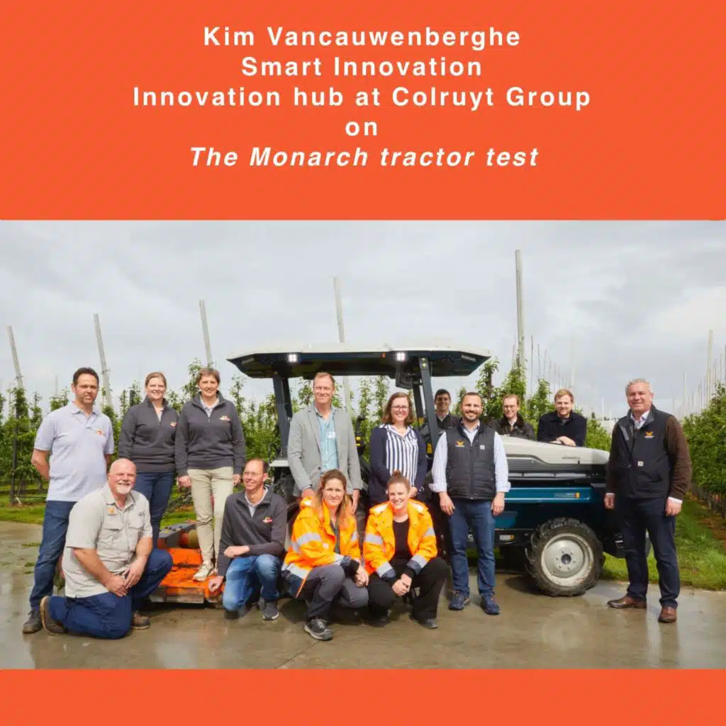 Kim Vancauwenberghe on testing a tractor with Colruyt